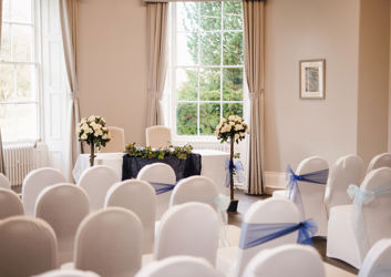 Civil ceremony venue at Eastwood Hall